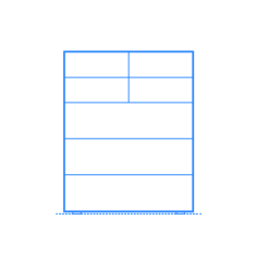 Furniture Dressers Chests Lauki Tall Dresser Outline Svg File, Free Vectors File